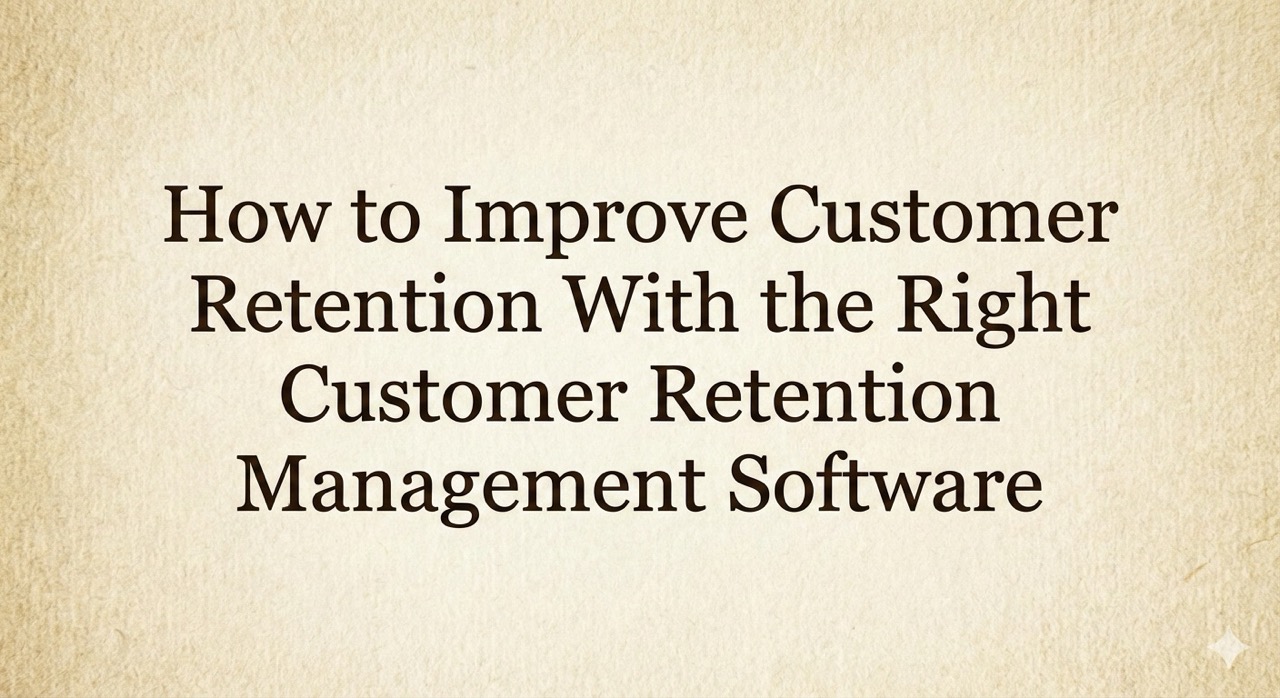 How to Improve Customer Retention With the Right Customer Retention Management Software