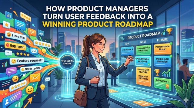 How Product Managers Turn User Feedback into a Winning Product Roadmap