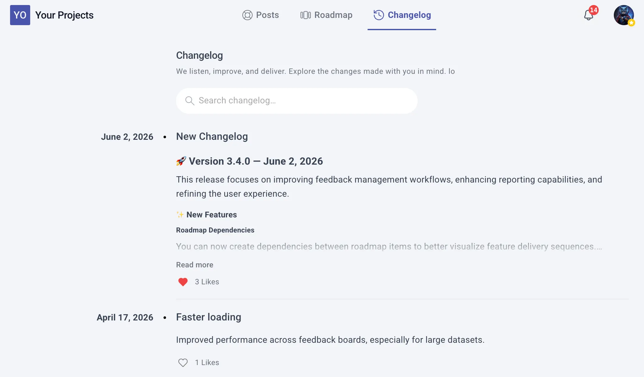 3. Publish & notify users