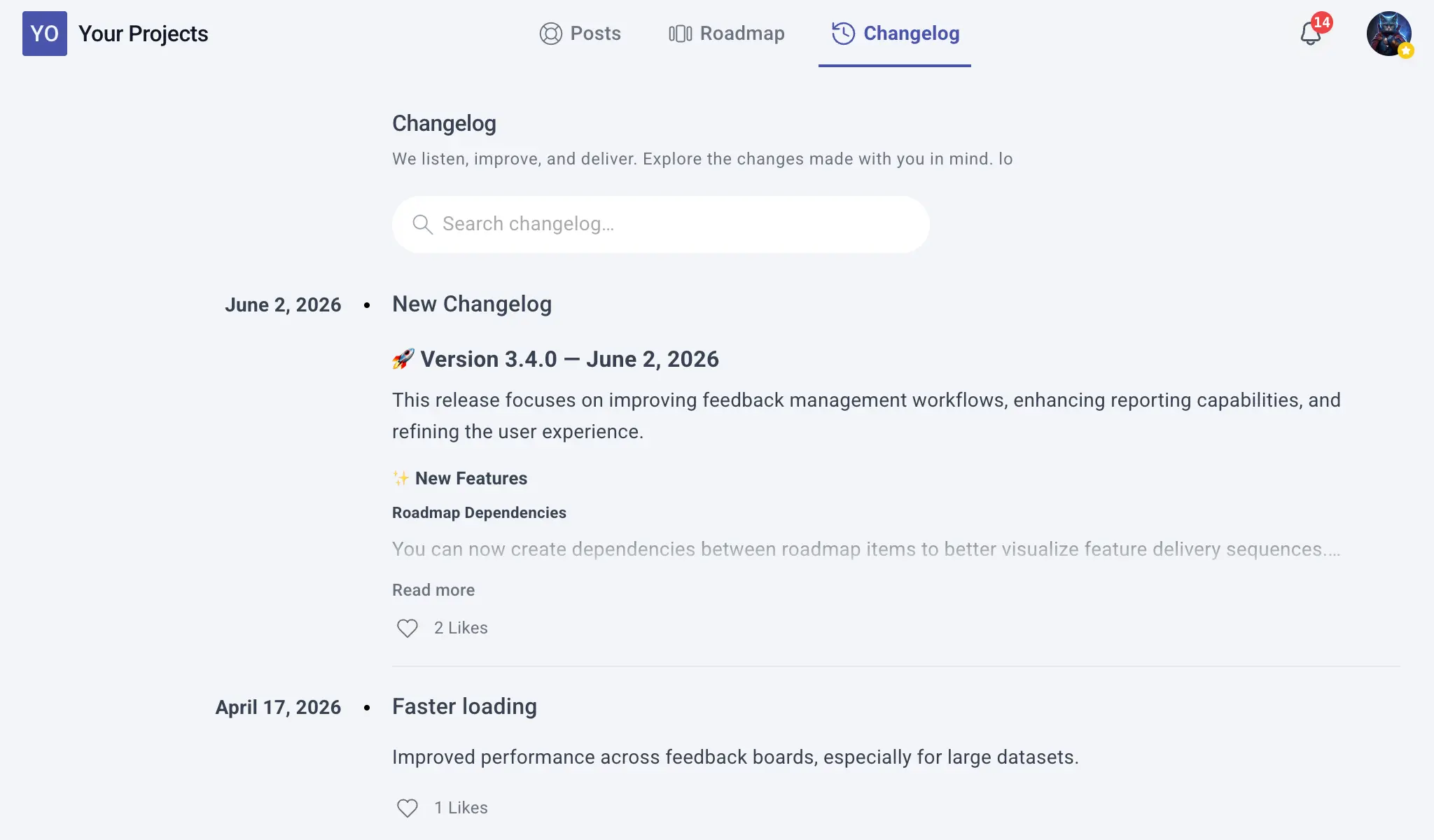 Publish Product Updates