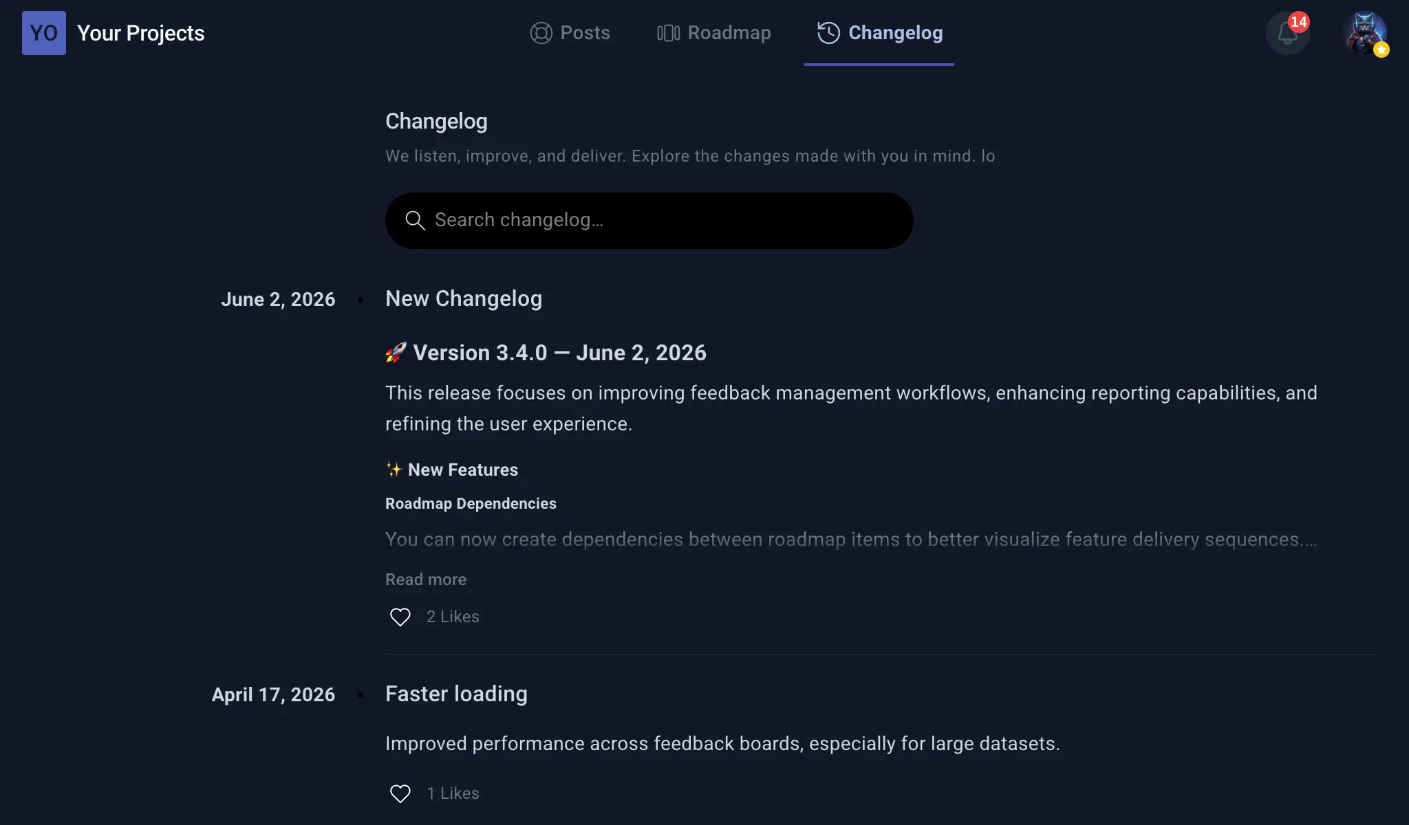 Publish Product Updates