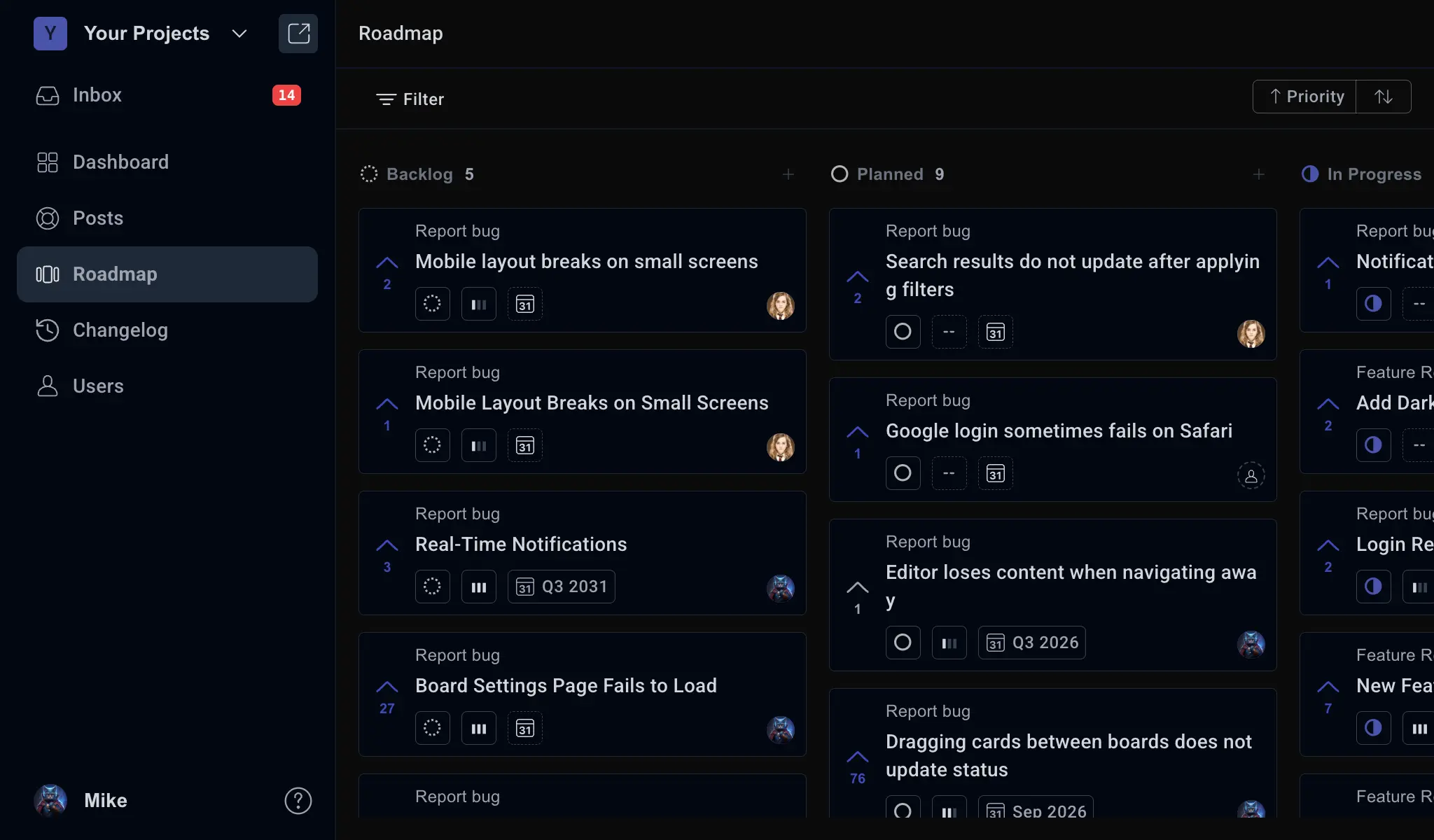 Product Roadmap Software