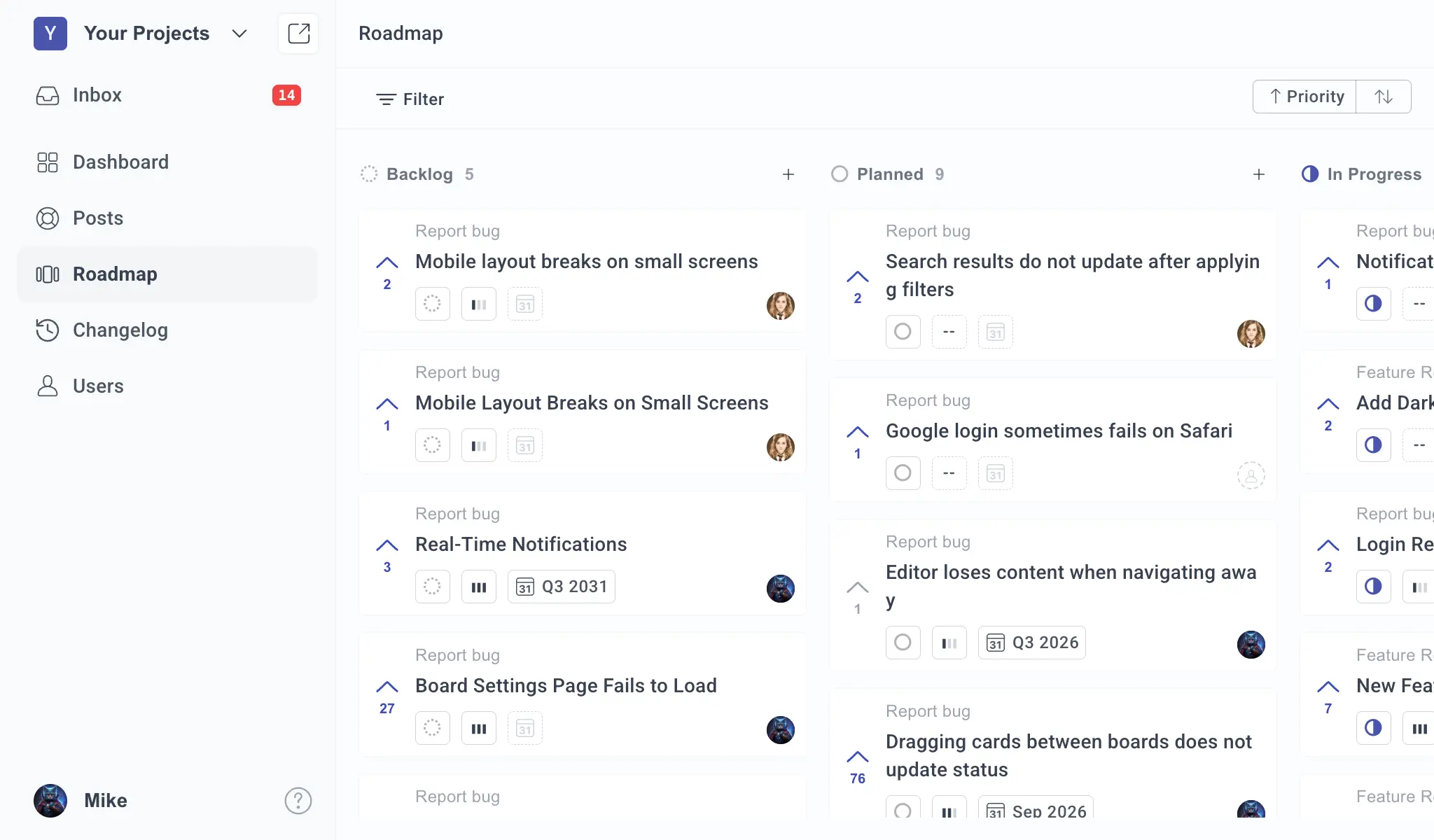 Product Roadmap Software