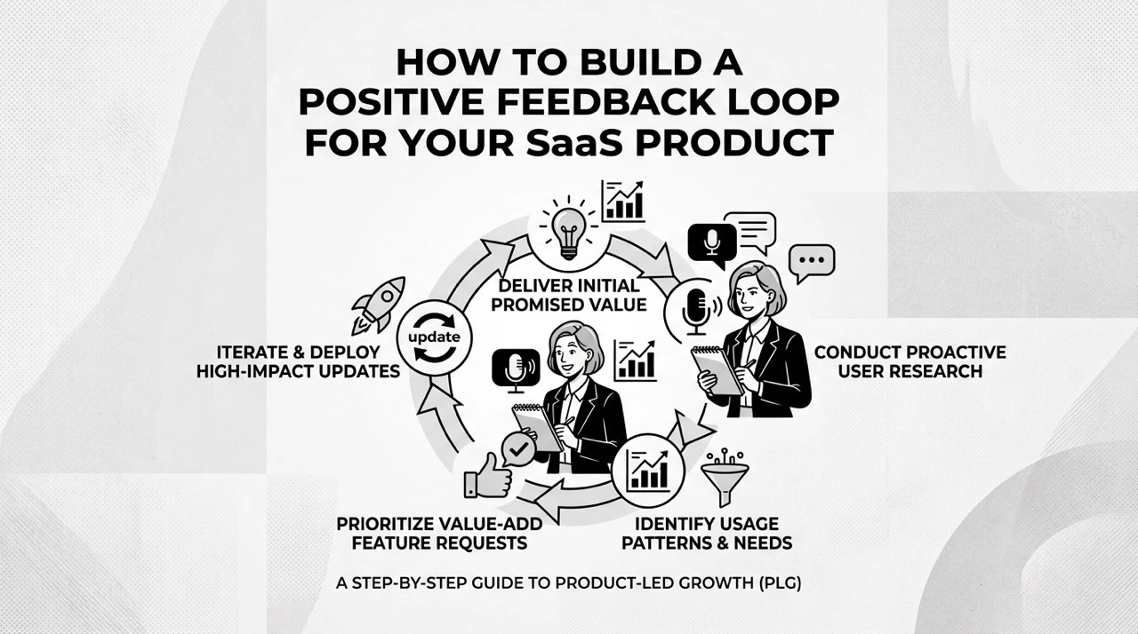 How to Build a Positive Feedback Loop for Your SaaS Product