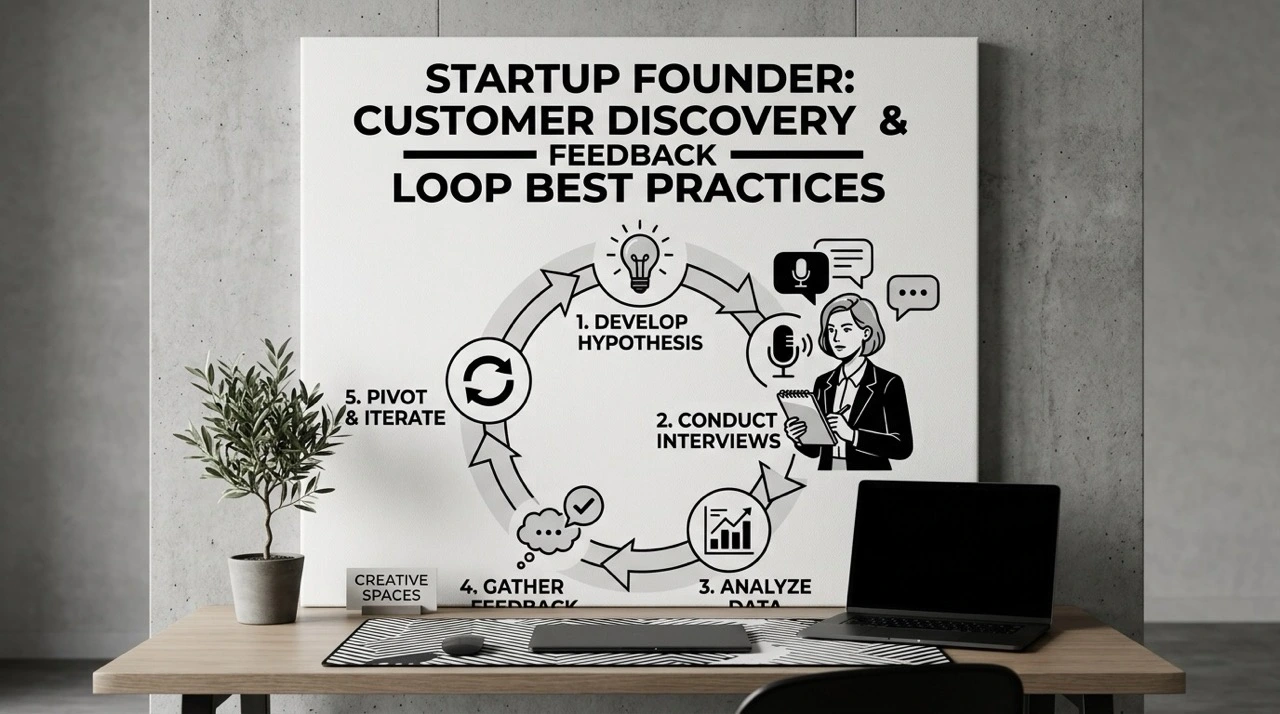 Startup founder customer discovery feedback loop best practices